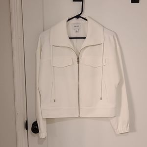 Nine West Small White Cropped Light Jacket